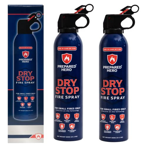 Spray Contra Incendios Dry Stop Pack De 2 - Extintor Po...