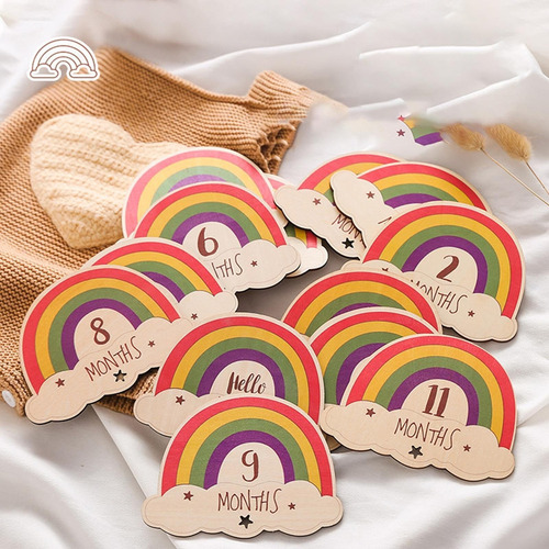 Tarjetas De Hitos Del Bebé, Letrero Hitos Del Bebé Del Arco