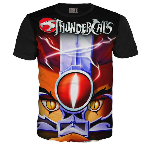 Camiseta Estampada Thundercats Leono Adulto Niño Algodón 