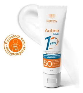 Protetor Solar Facial Dermatológico Darrow Actine One FPS50