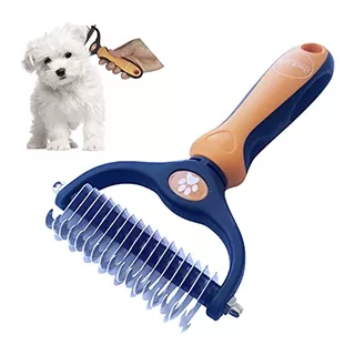 2 In 1 Pet Hair Dematting Tool, Tough Mats And Tangles,...