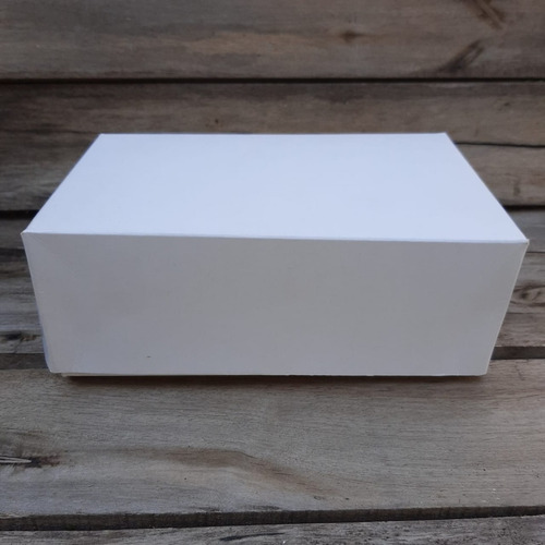 Pack De 10 Cajas Para Reposteria-alfajores 13x17x7 Blanco
