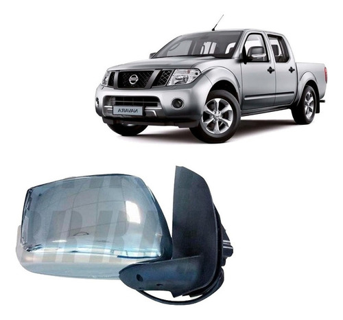 Espejo Derecho Para Nissan Navara 2011 Manual  Cromado