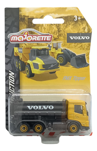 Majorette, Volqueta Volvo A Escala 1/72, 7cms Metal. 