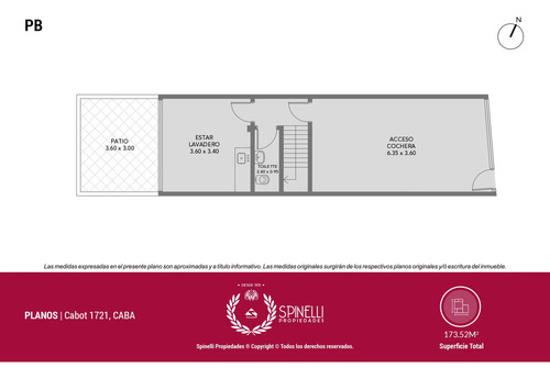 Venta Triplex Ph Tipo Casa 4 Ambientes 174m² Con Patio Jardín Terraza Parrilla Cochera 3 Baños Boedo