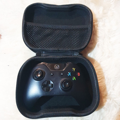 Estojo Controle Nintendo Switch Pro Ps4 Ps5 + 4 Grips Mário