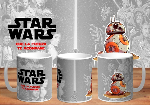 Taza De Plástico - Star Wars Personajes Bb-8 - #k