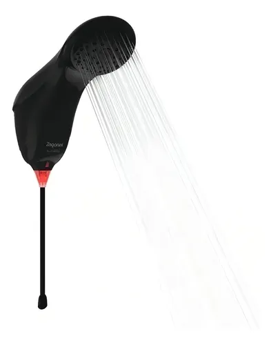 Chuveiro Elétrico Zagonel Sublime Preto com LED 7500W 220V