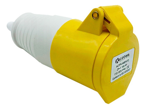 Plugue Femea Industrial 2p+t 130v 16a 4h Lukma