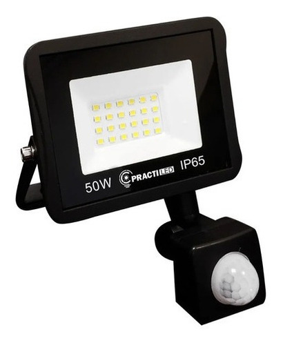 Reflector Exterior Led 50w Con Sensor De Movimiento Luz Fria