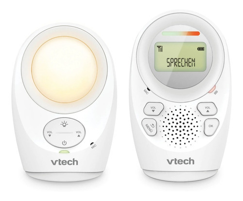 Vtech Monitor De Sonido 2 Vías Larga Distancia Luz De Noche