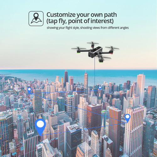 Drone Holy Stone Hs550 4k Doble Gps 2800mah 1600 Metros Nnet
