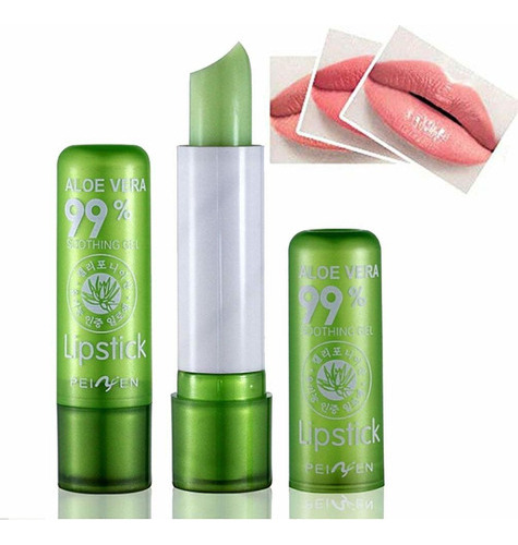 Bálsamo labial hidratante Aloe Vera com 2 pacotes