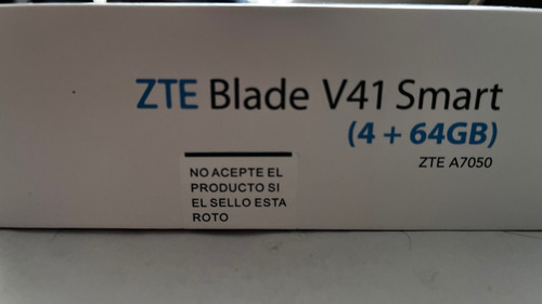 Zte Blade V41 Smart 64gb 4gb Ram Color Azul Claro