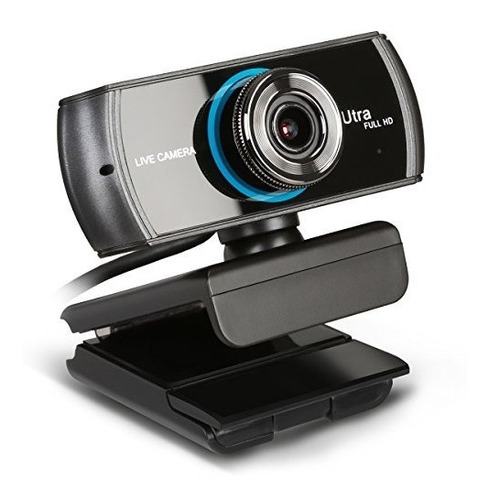 Hd Webcam 1536 / 1080p Con Micrófonos Y Tecnología De Mejo