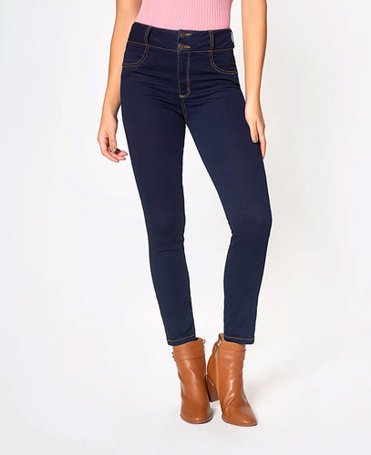 Jean Skinny Fit Studio F S740078f Azul Oscur