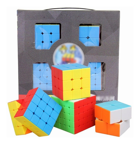 Pack 4 Cubos Tipo 2x2, 3x3, 4x4, 5x5