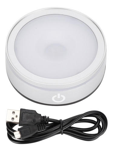 Base De Luz De Cristal Led Iluminación Táctil Esférica De Pl