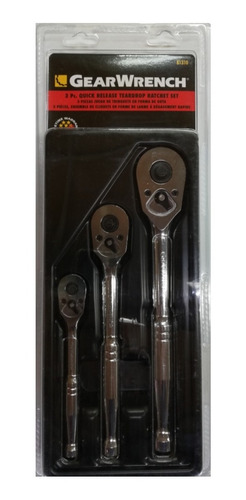 Juego De Matracas Cuadros 1/4 , 3/8 , 1/2  Gearwrench 81310