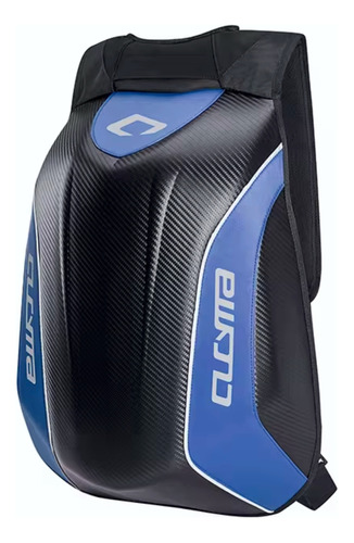 Mochila Para Moto Carbon Y Color, Extensible 30-40 L 