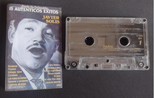 Javier Solis 15 Autenticos Exitos Cassette Generico