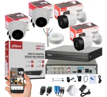 Comprar Cámaras De Seguridad Kit Cctv 1080p Dahua Dvr 8ch + 4cámaras