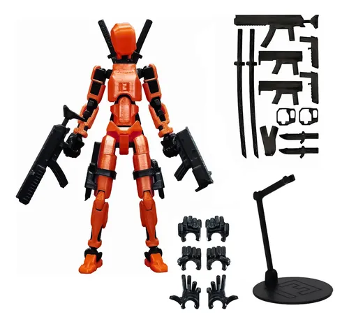Figura De Acción Dummy 13 Con Armas + Base + Manos