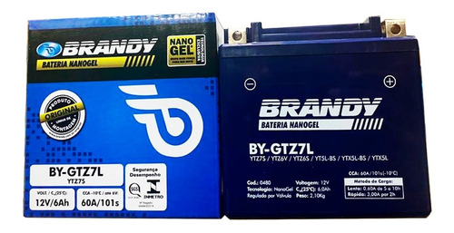 Bateria Gel Brandy By-gtz7l Bmw G450
