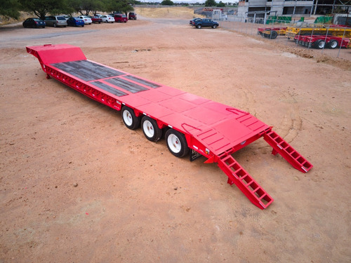 Lowboy Cama Baja 55 Toneladas Cuello Fijo Cola Castor