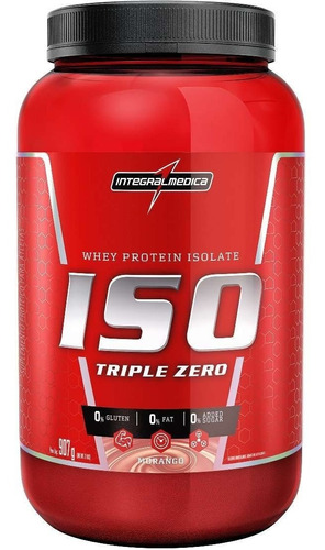 Iso Triple Zero 907g - Integralmedica Sabor Morango