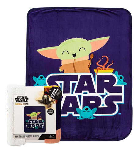 Manta Sherpa De Northwest Star Wars: El Mandaloriano Silk To