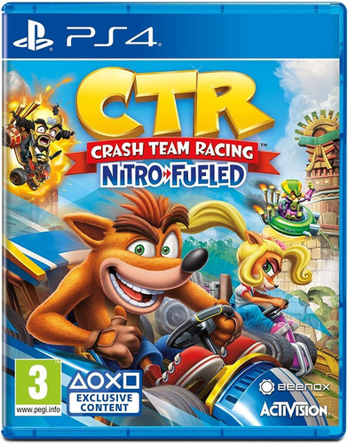 Crash Car Ps4 Ctr. Español Latino, Nuevo Fisico Envio Gratis