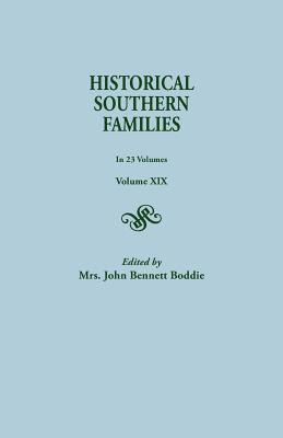 Libro Historical Southern Families - John B. Boddie