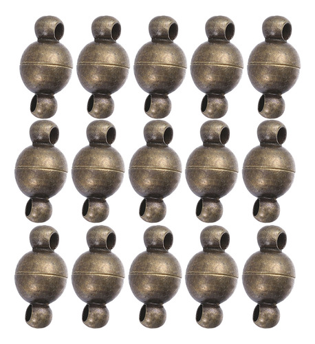 Cierres Magnéticos De Bronce, 15 Piezas, 6 Mm, Cilíndricos P