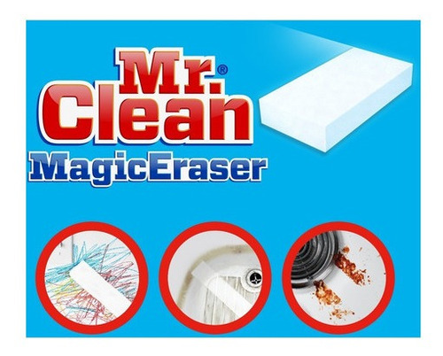 Imagen 3 de 6 de Mr. Clean Magic Eraser - Esponja Limpiadora (1 Unidad)