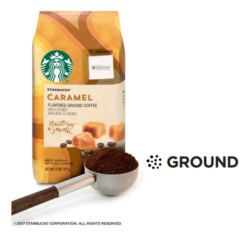Cafe molido Starbucks Caramelo dulce 311 gramos