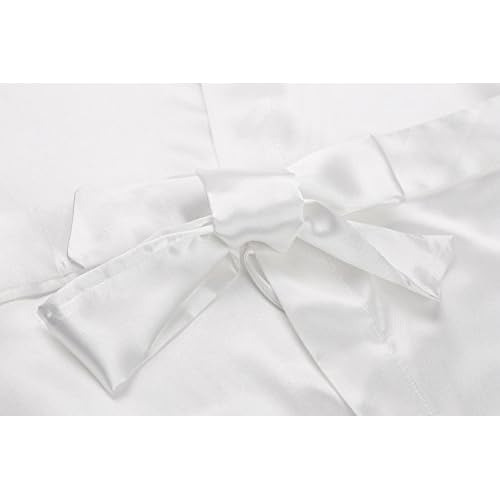 Bata De Kimono De Satén Mujer, Ropa De Dormir De Seda ...
