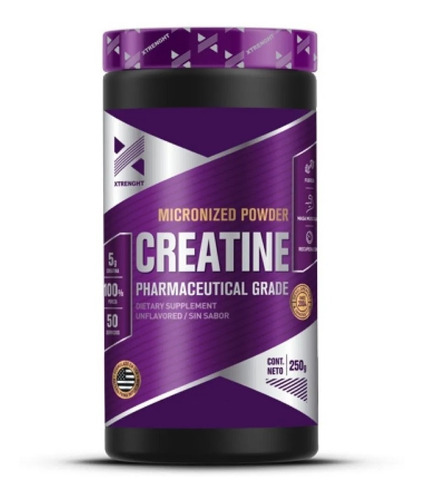 Creatina 250 Grs Micronizada Xtrenght Nutrition Monohidrato