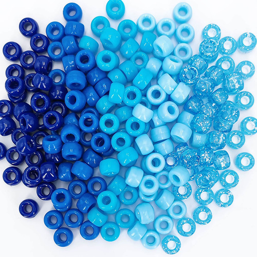 Miiim Cuenta Poni Granel Estilo Azul Para Kit Fabricacion