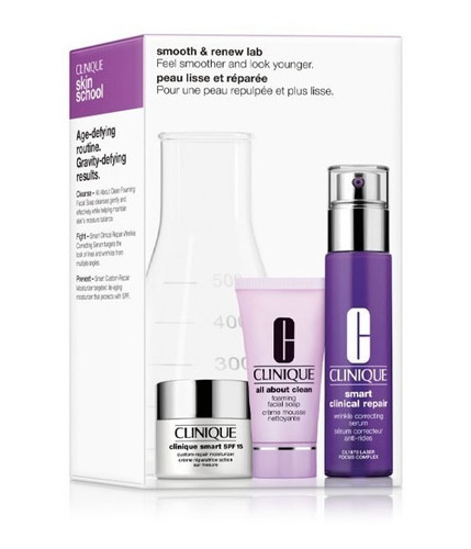 Set Antiedad Smooth & Renew Lab Serum, Crema Y E De Clinique