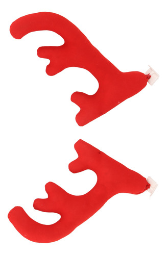 Decoraciones Navideñas Para Cuernos De Reno De Coche, 2 Cuer