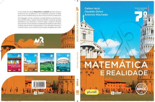 Matemática e realidade - 7º Ano, de Iezzi, Gelson. Editora Somos Sistema de Ensino, capa mole em português, 2021