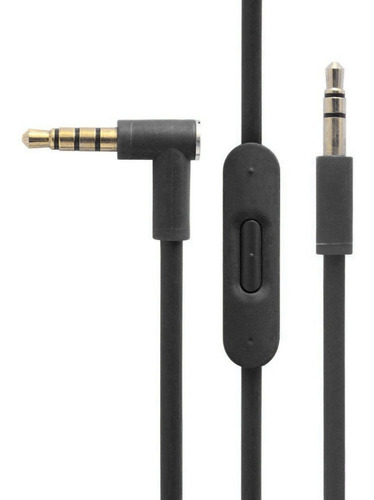 Cable Remplazo Para Audifonos Beats, Skullcandy, Monster Color Negro