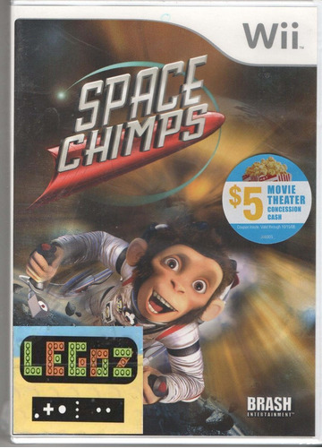 Legoz Zqz Wii Space Chimps Disco Sellado Ref 1323