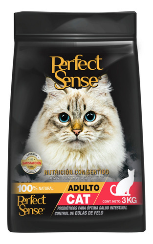 Alimento Para Gato Adulto 3 Kg Balanceado Perfect Sense