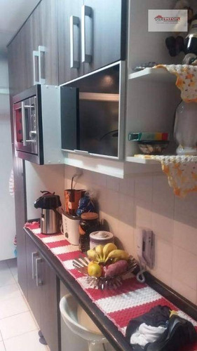 Apartamento Com 3 Dormitórios À Venda, 61 M² Por R$ 400.000,00 - Vila Guilhermina - São Paulo/sp - Ap0304