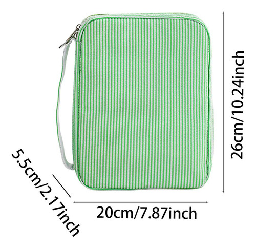 Organizador De Lápis Com Design De Alça Com Zíper, Verde