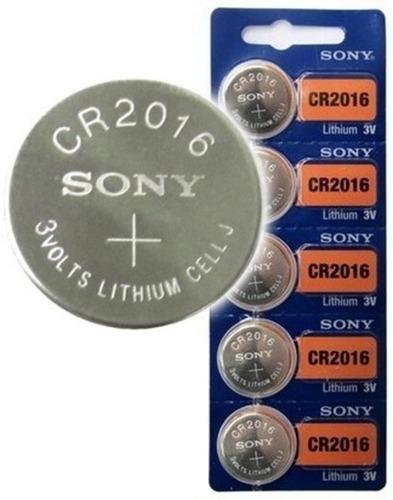 Pilas Sony Cr2016 X 5 Unidades