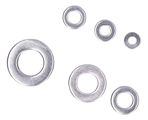 Arandela Plana De Acero Inoxidable 304, 660 Piezas, M3, M4,