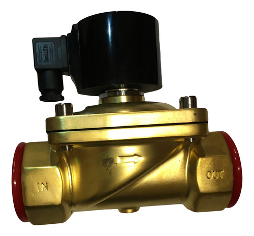 Válvula Solenoide 220 Volts 1 1/4 Pulgada Electroválvula